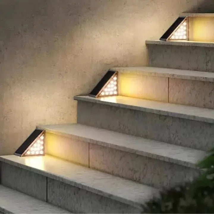 Sikunuo | Solar LED Step Lights for Outdoors