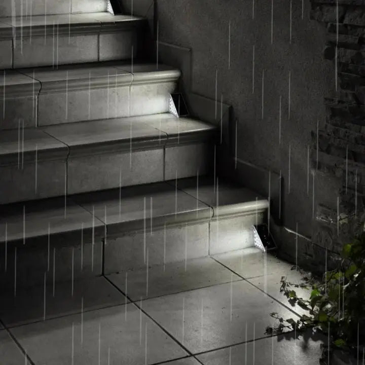 Sikunuo | Solar LED Step Lights for Outdoors