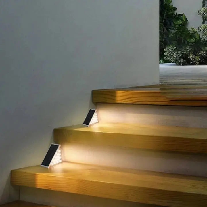 Sikunuo | Solar LED Step Lights for Outdoors