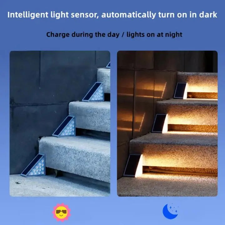 Sikunuo | Solar LED Step Lights for Outdoors