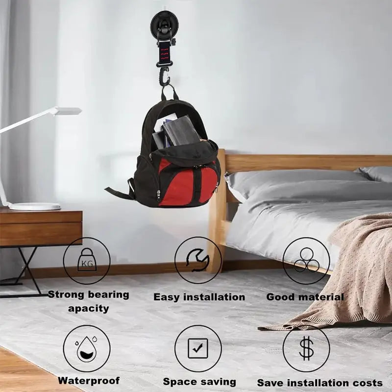 Sikunuo | Strong suction cup hook for smooth surfaces