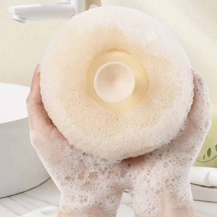 Sikunuo | Super Soft Shower Sponge with Suction Cup