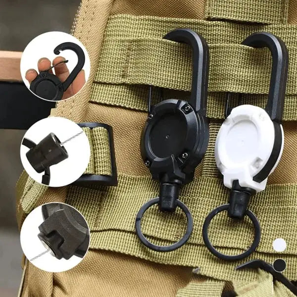 Sikunuo | Tactical Keychain with Retractable Cord