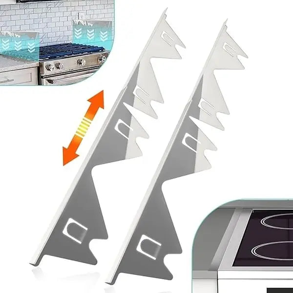 Sikunuo | Telescopic cover strips made of stainless steel for stove gaps
