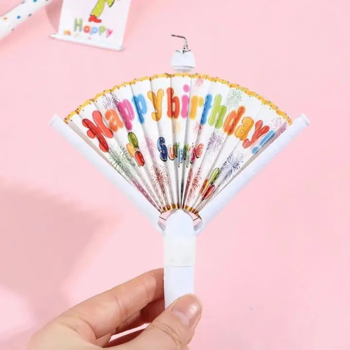Sikunuo | Surprise Pop-up Fan Candle Topper