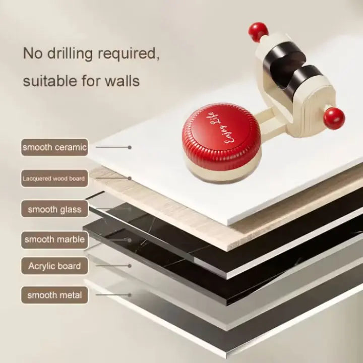 Sikunuo | Adjustable Suction Cup Shower Holder – No Drilling