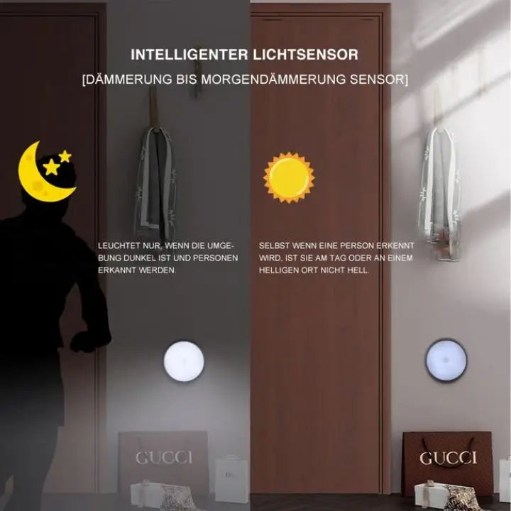 Sikunuo | Rechargeable Motion Sensor LED Night Light