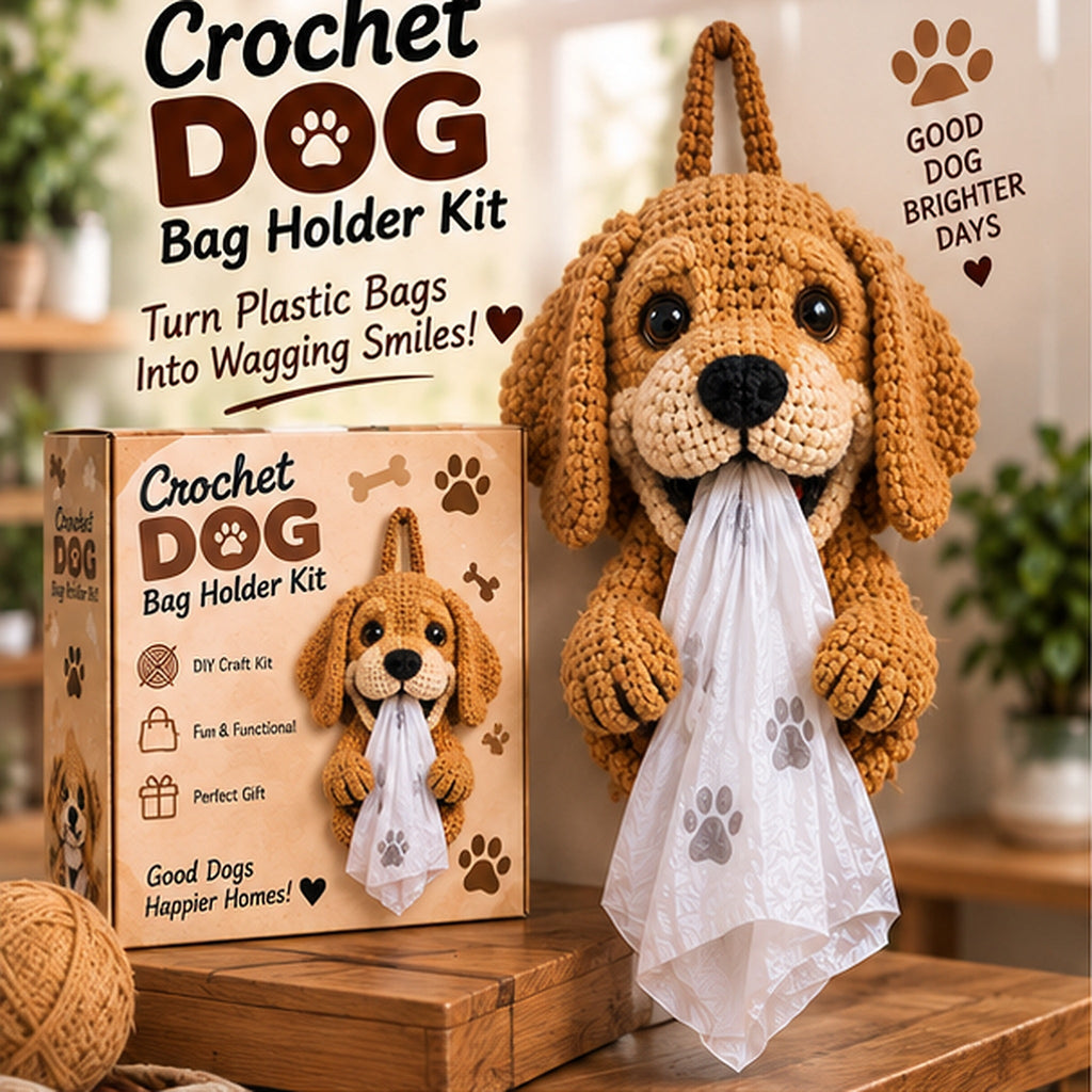 DIY Crochet Dog Bag Holder Kit – 6 Adorable Breeds