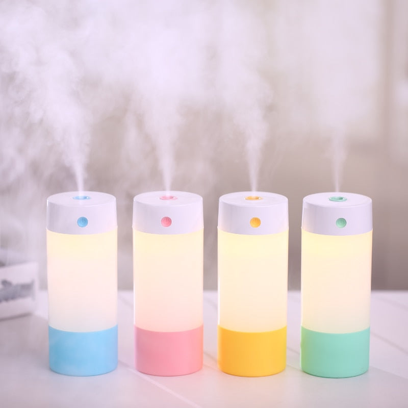 Sikunuo | Ultrasonic Air Humidifier with light for Home and Car