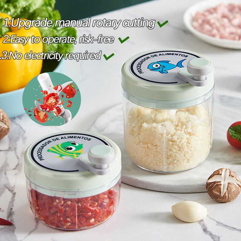 Sikunuo | Portable Manual Fast Garlic Vegetable Chopper
