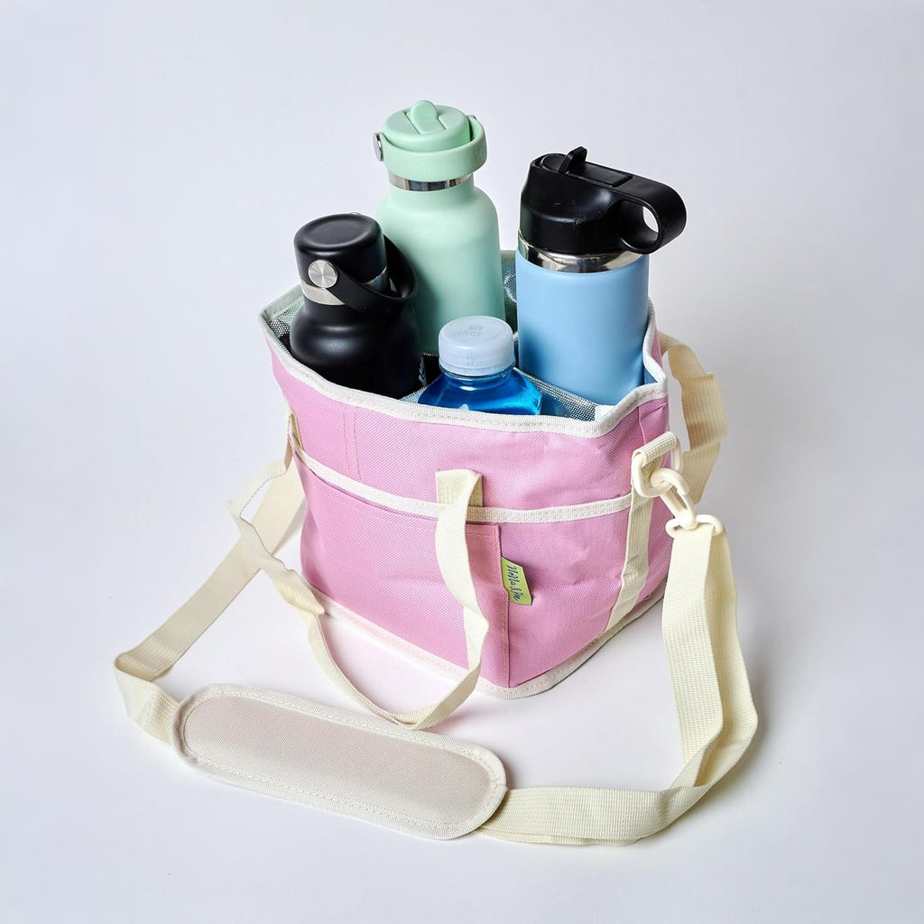4 Water Bottle Holder with Strap