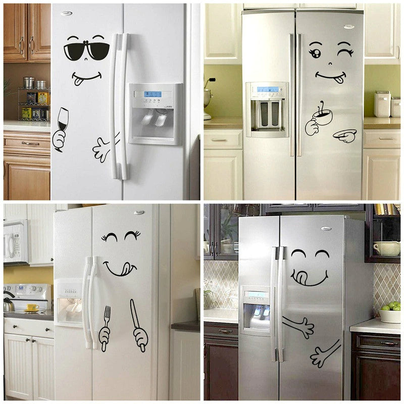 Sikunuo | Cute Happy Fridge Decal