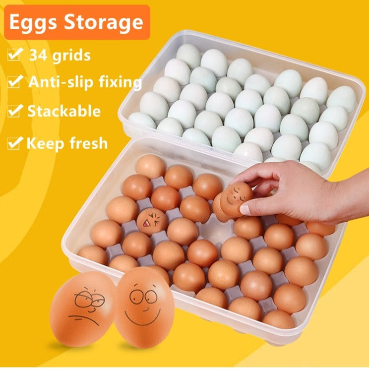 Sikunuo | Japanese-Style Plastic Duck Egg Storage Box