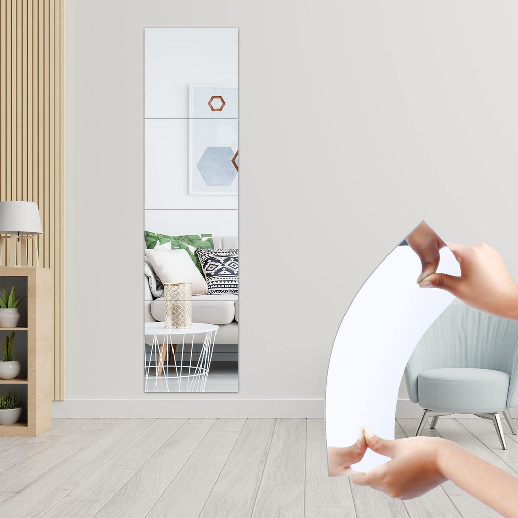 Sikunuo | 3D Self Adhesive DIY Mirror Wall Sticker