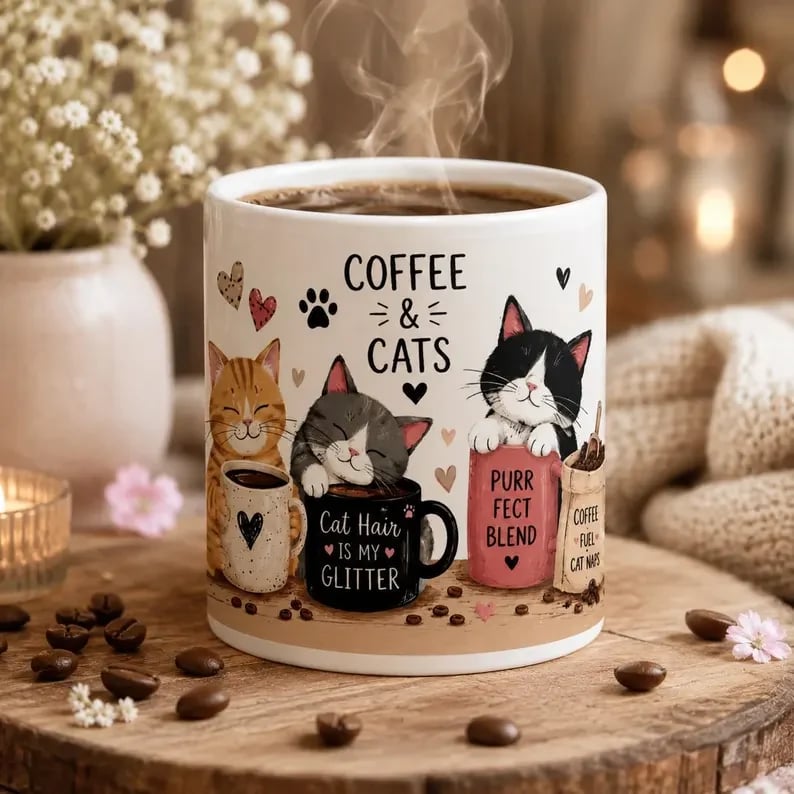 Cozy Cat Coffee Mug