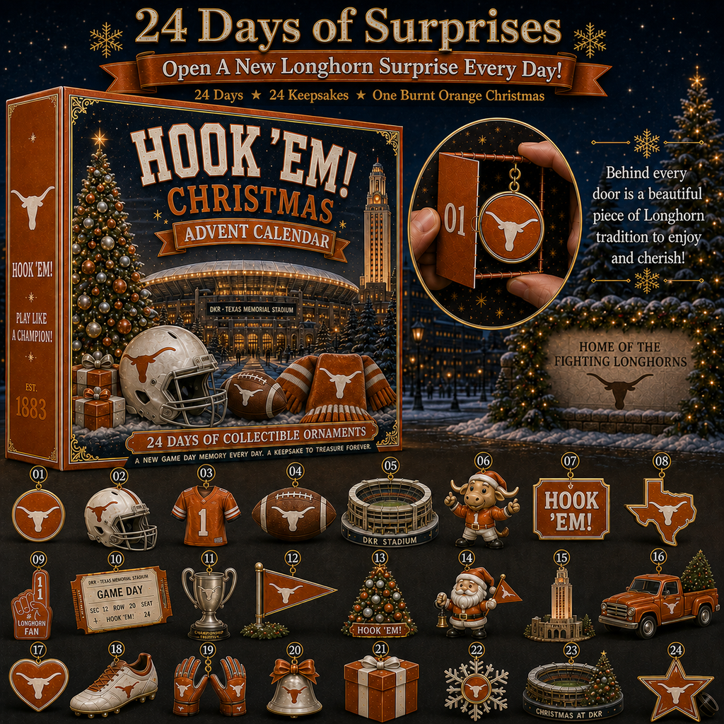 Hook ’Em! Football Christmas Advent Calendar