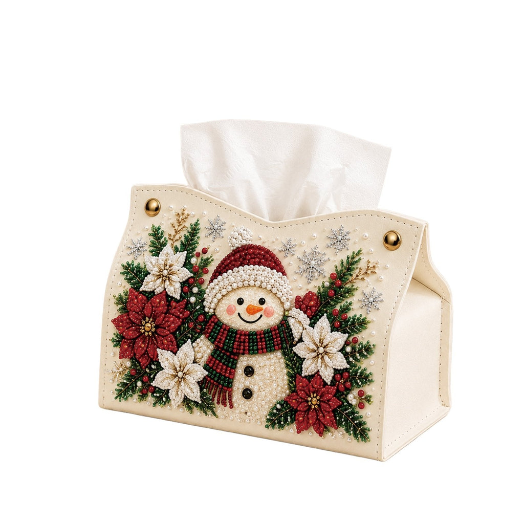 DIY Christmas Diamond Painting Tissue Box
