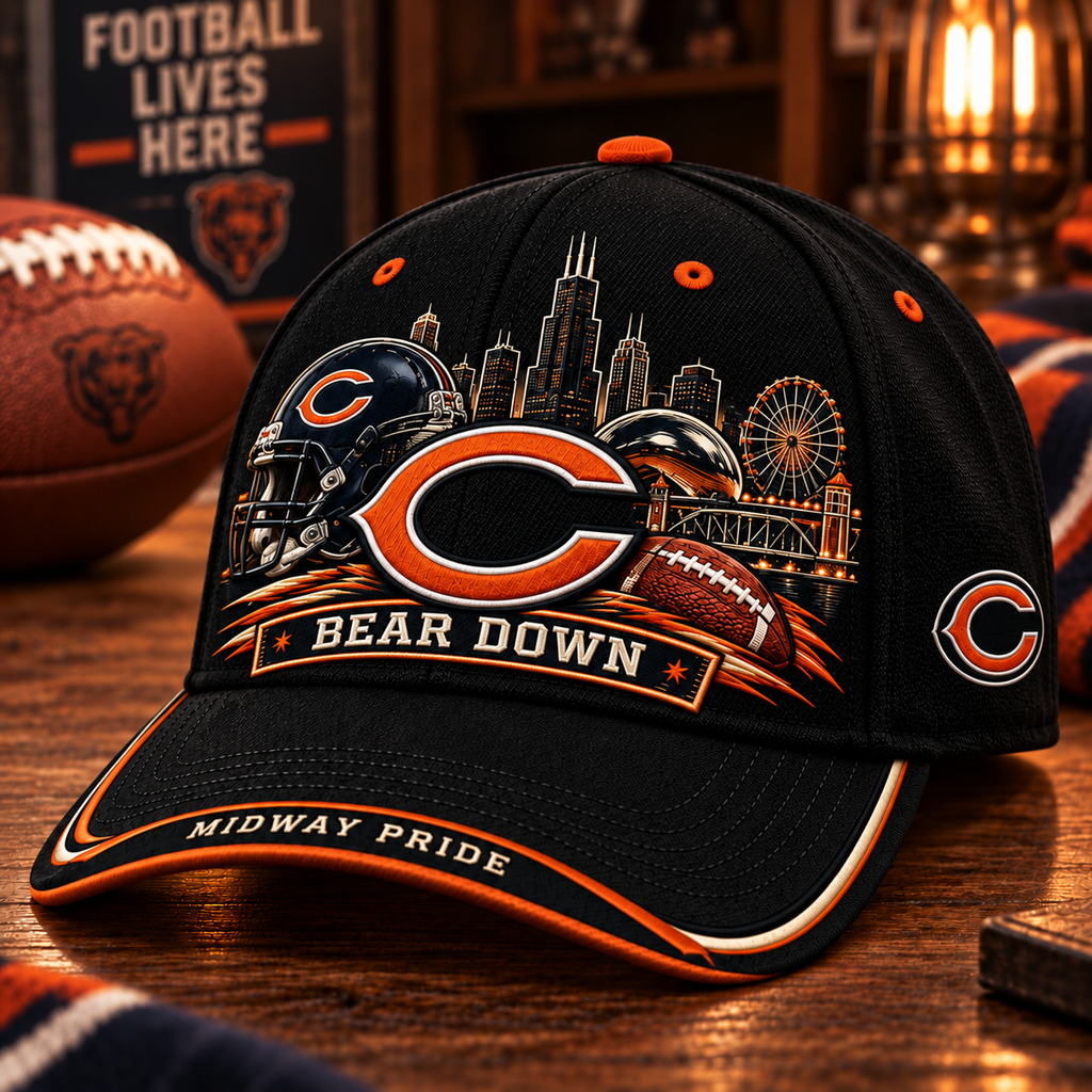 Bear Down Game Day Fan Baseball Cap
