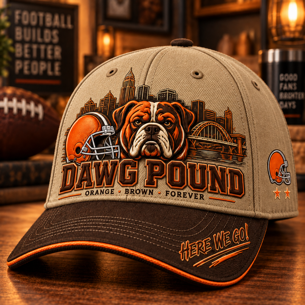 Dawg Pound Football Fan Cap