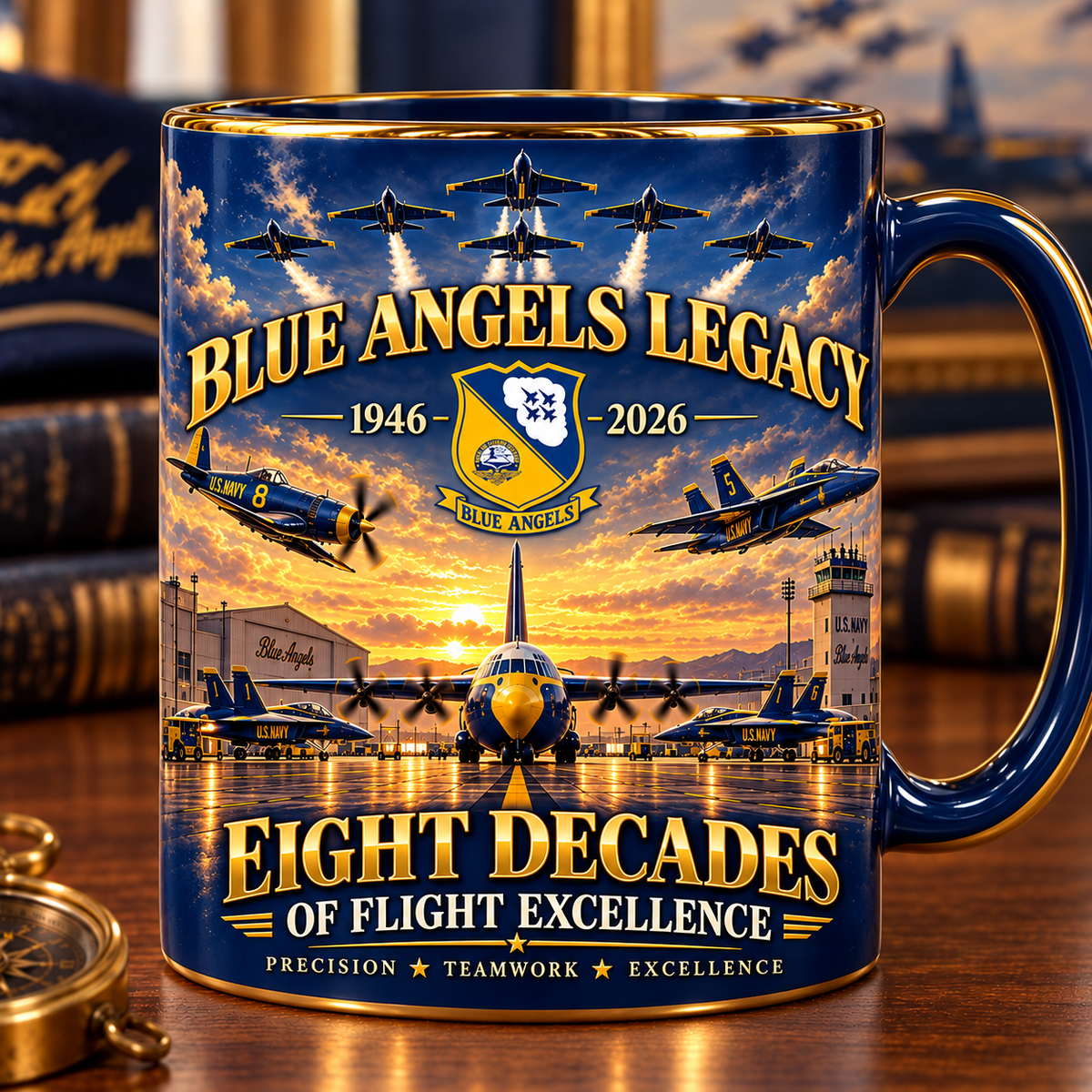 Blue Angels Legacy — 80th Anniversary Commemorative Mug