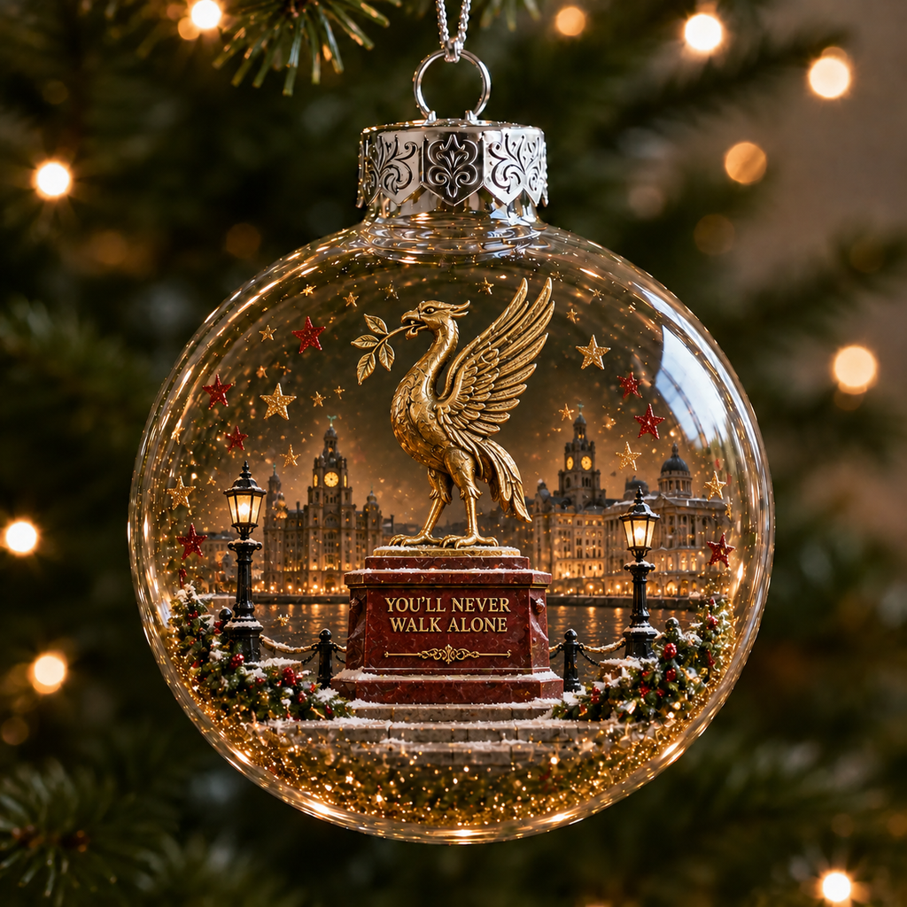 Light-Up Football Heritage Ornament