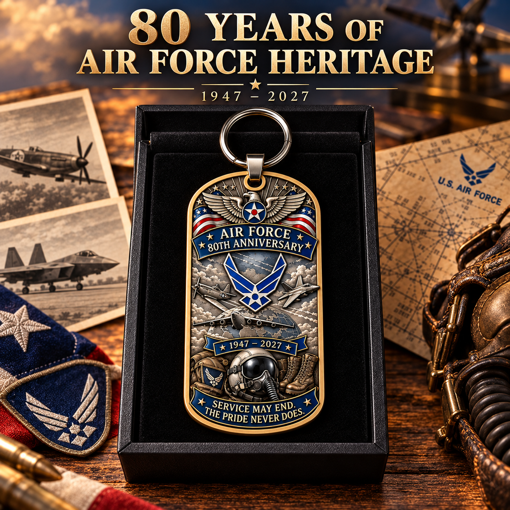 Air Force 80th Anniversary Commemorative Keychain