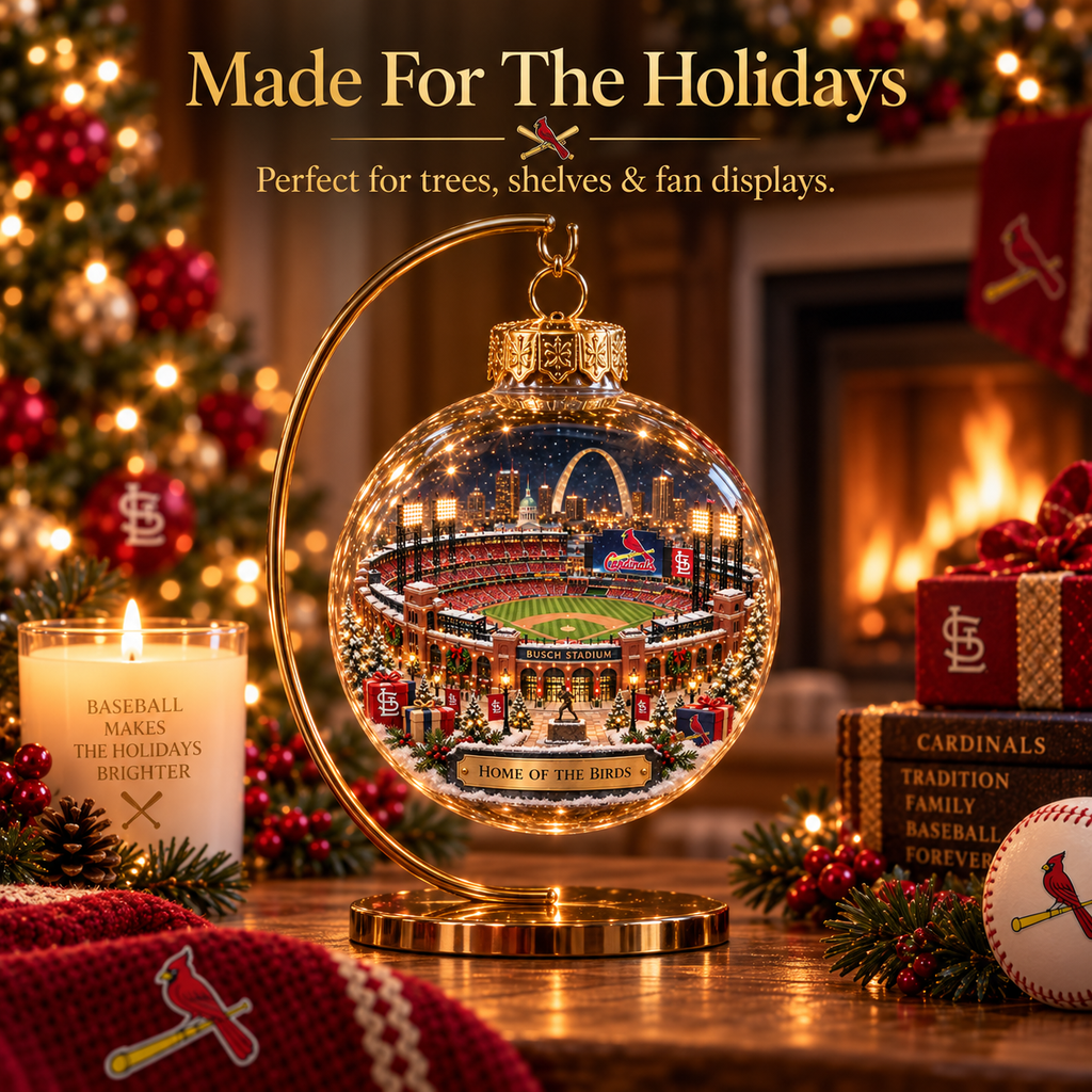 Cardinals Light-Up Heritage Christmas Ornament