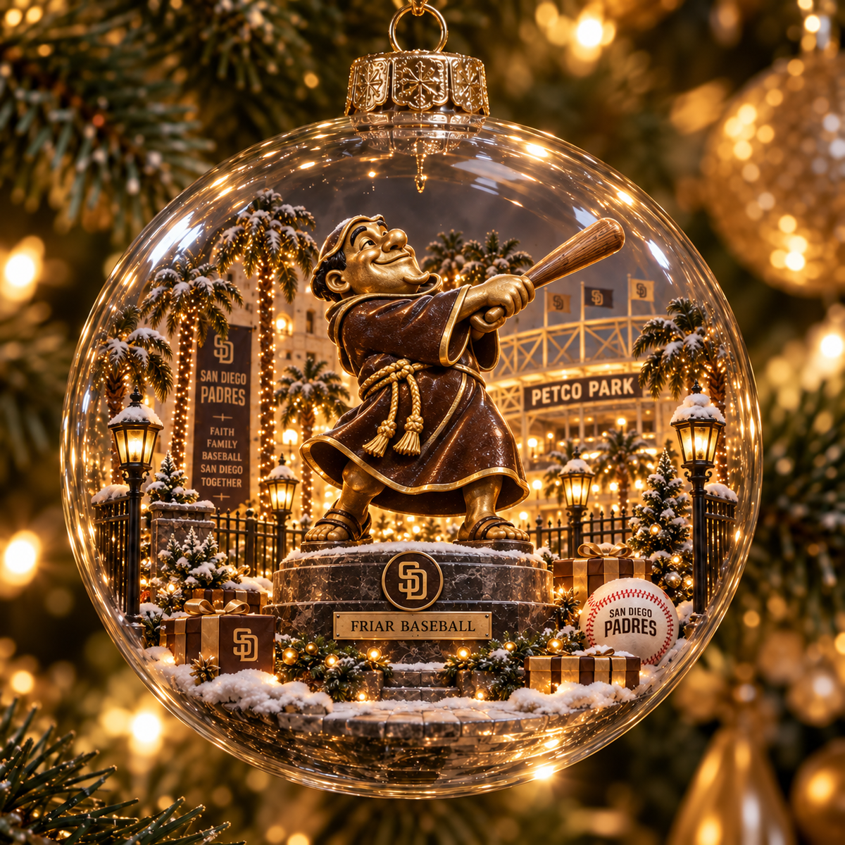 “Cover and Move” Light-Up Christmas Ornament