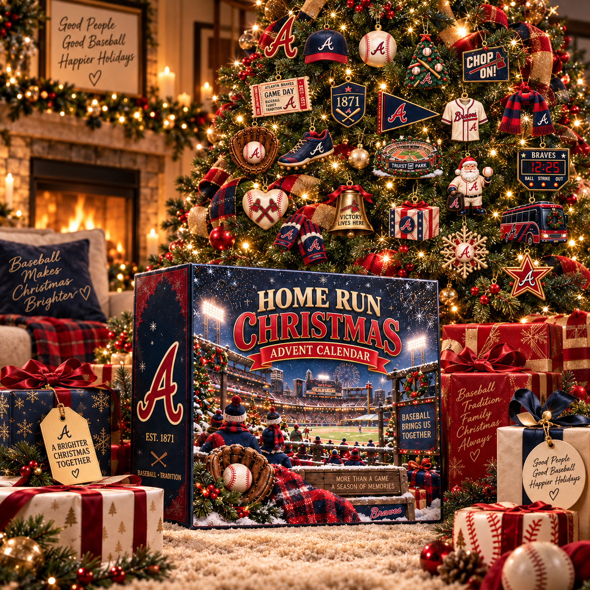 Chop On! Baseball Christmas Advent Calendar