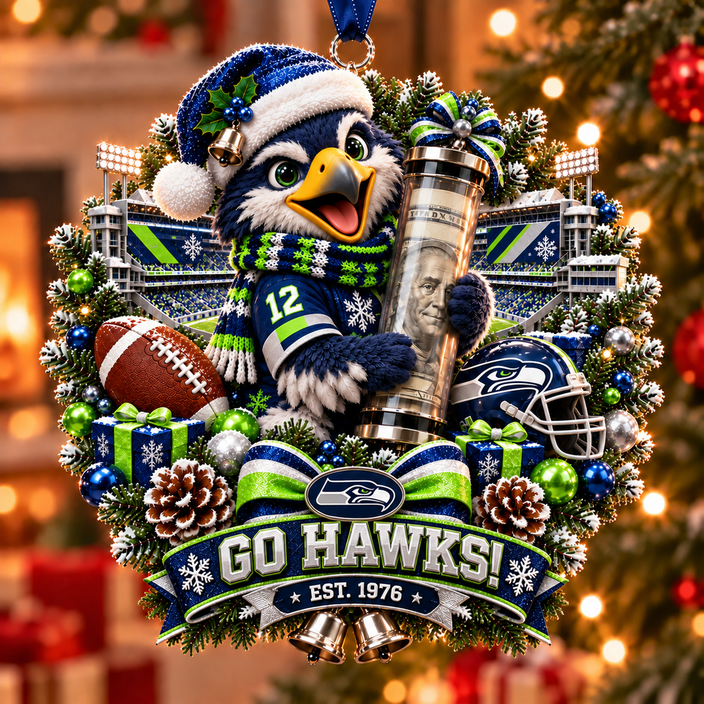 Football Team Money Surprise Ornament