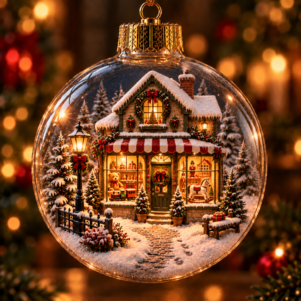 The Christmas We Remember – Light-Up Story Ornament