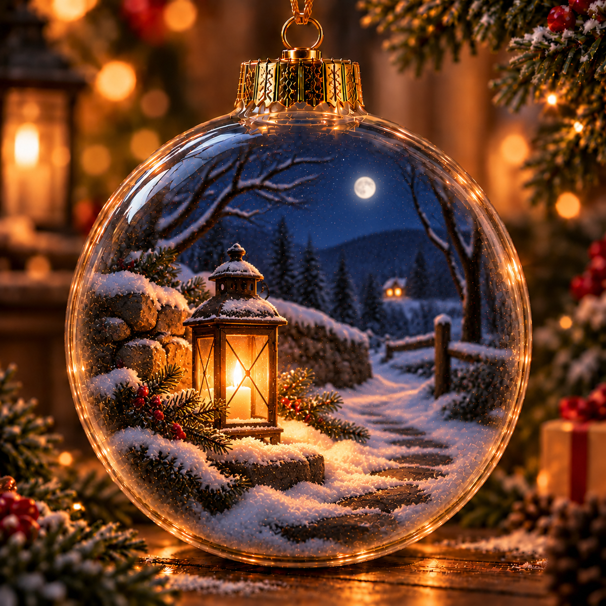 A Light Still Shines – Light-Up Christmas Remembrance Ornament