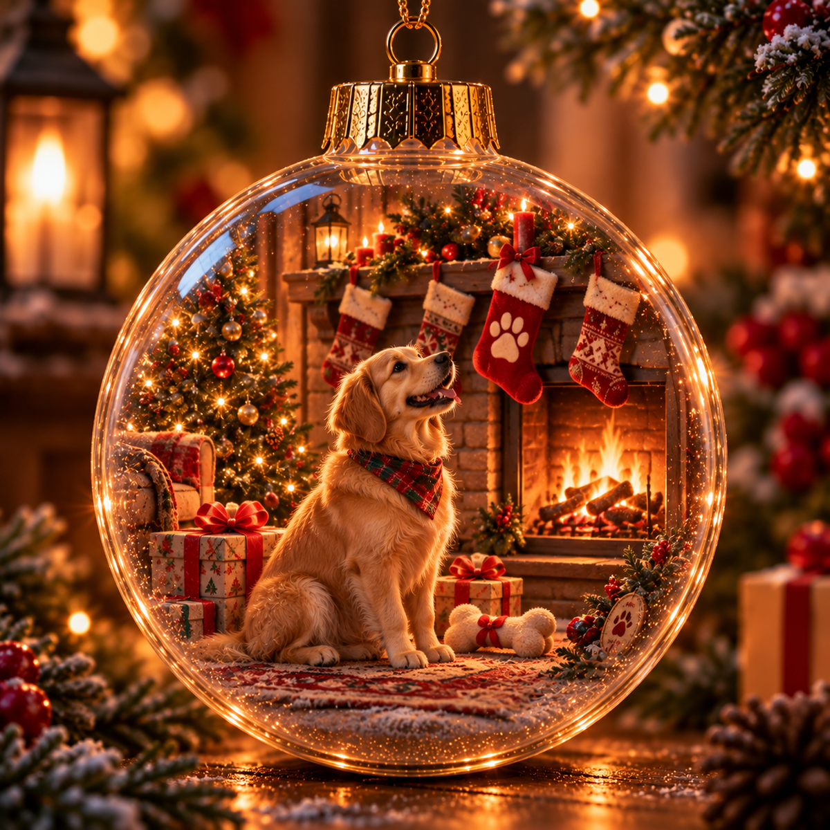 Christmas With Our Best Friends – Light-Up Ornaments