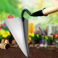 Sikunuo | 2-in-1 Stainless Steel Triangle Weed Remover & Soil Loosener