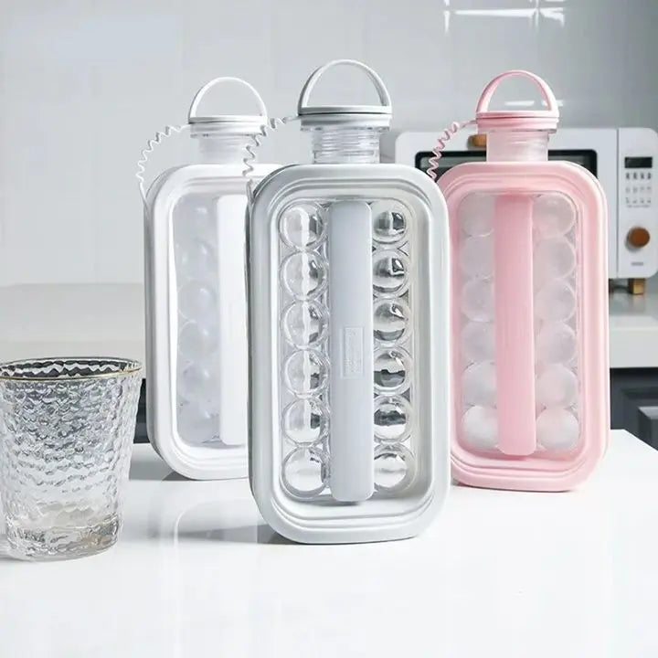 Sikunuo | 2-in-1 Ice Cube Maker – Ideal for Cocktails & Drinks