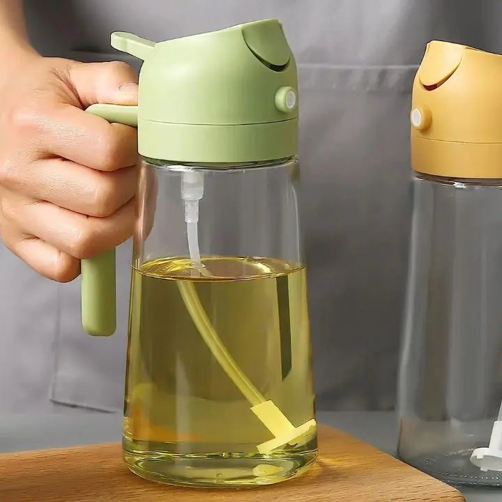 Sikunuo | 2-in-1 Glass Oil Sprayer & Dispenser