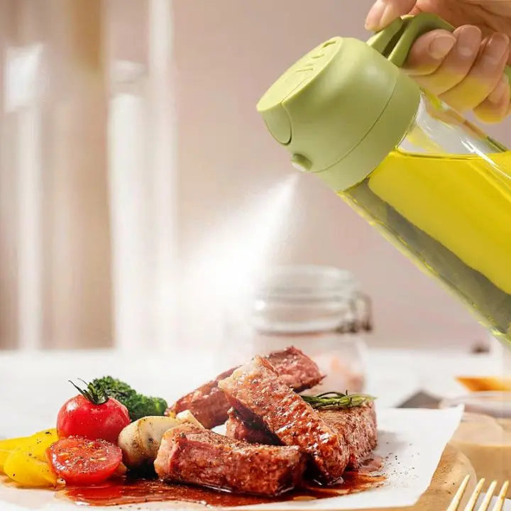 Sikunuo | 2-in-1 Glass Oil Sprayer & Dispenser
