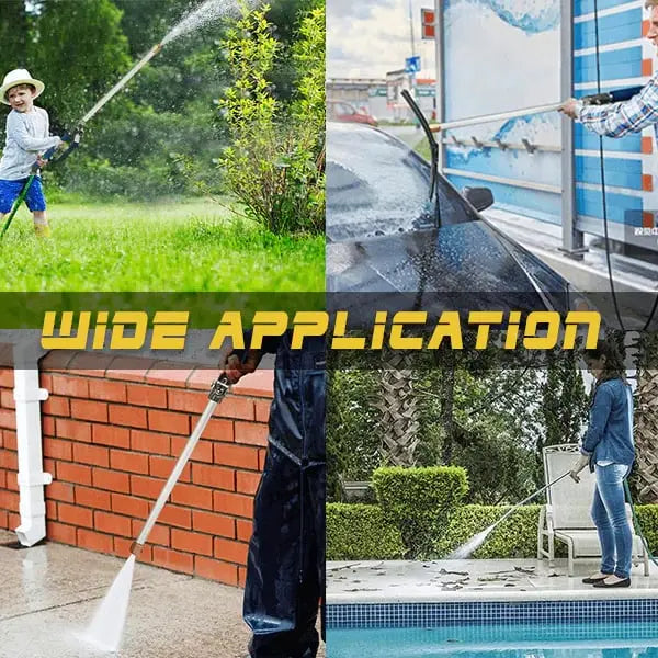 Sikunuo | 2-in-1 High Pressure Cleaner Attachment – Transforms the Garden Hose into a Water Jet