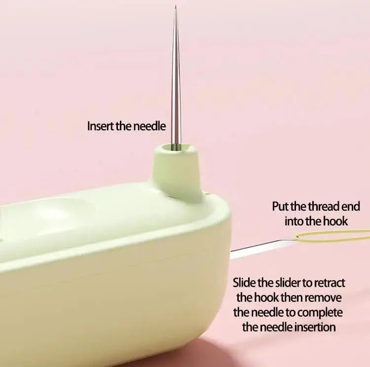 Sikunuo | 2-in-1 Needle Threader and Seam Ripper – Compact and Practical