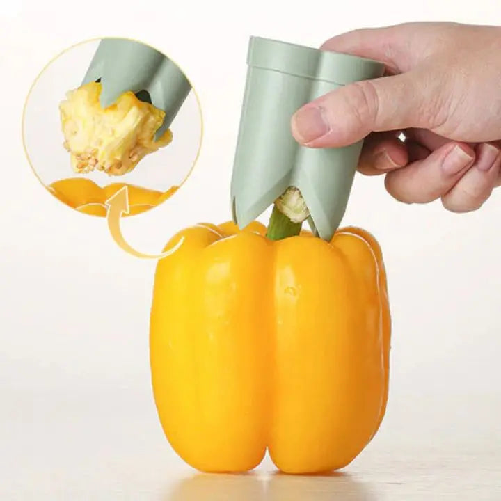 Sikunuo | 2-in-1 Pepper Corer & Vegetable Cutter