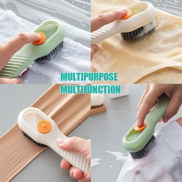 Sikunuo | 2-in-1 Cleaning Brush with Soap Dispenser – Cleanliness Made Easy
