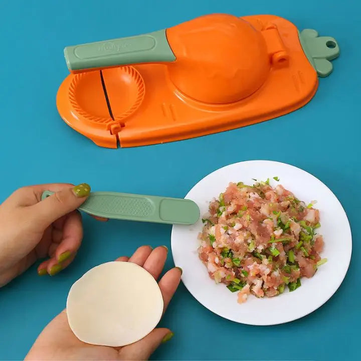 Sikunuo | 2-in-1 Dough Pocket Maker – Dough Shaper and Folding Press Set