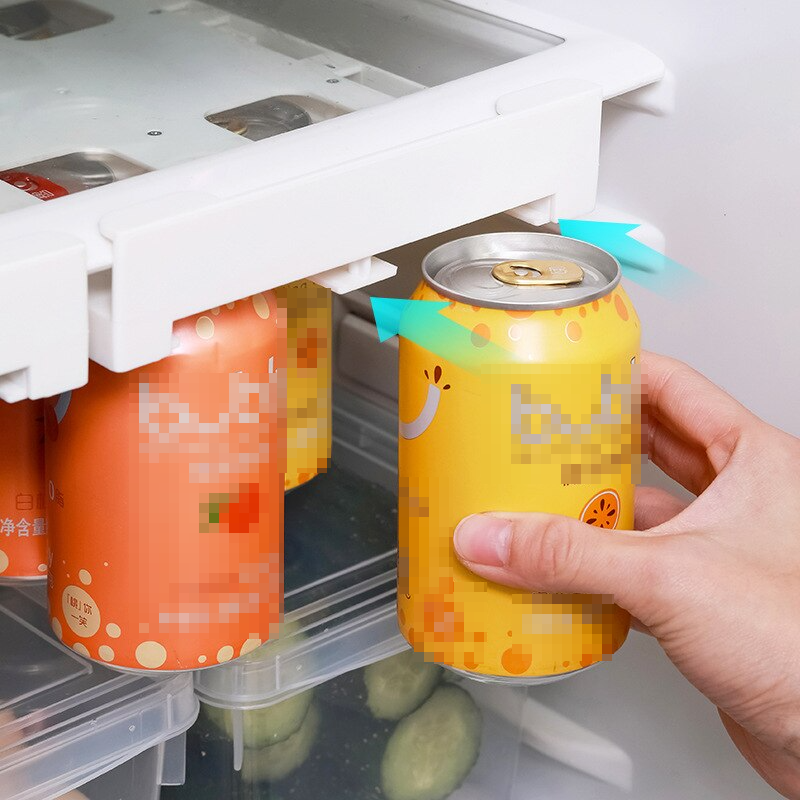 Sikunuo | Refrigerator Beverage Organizer Slide Rack