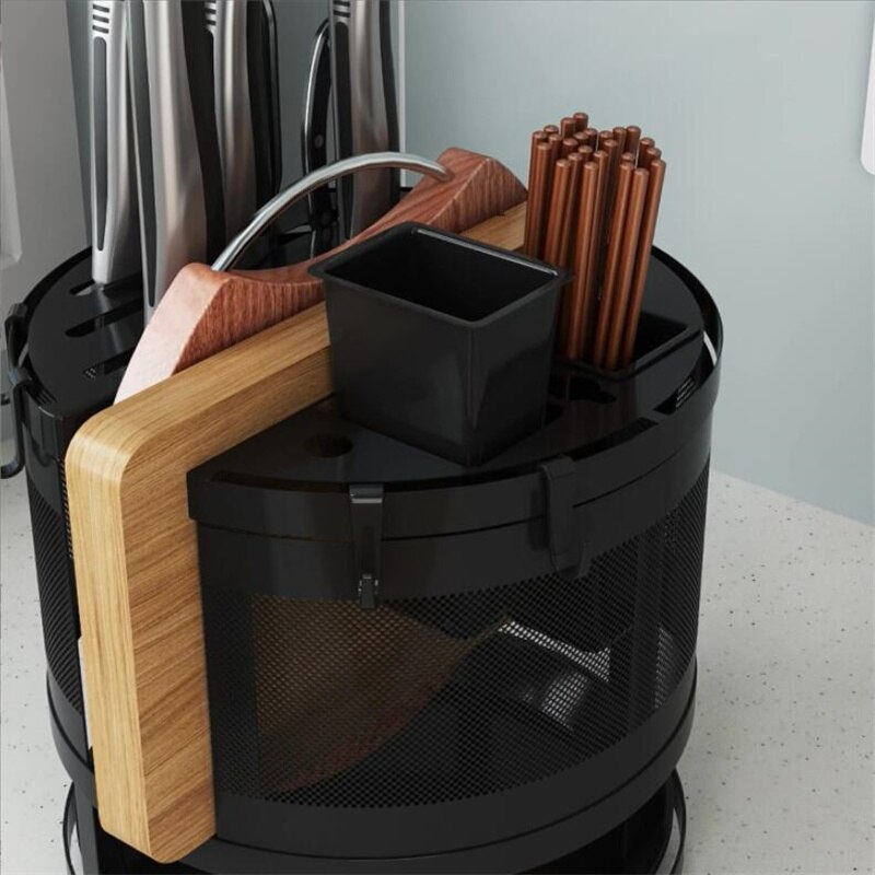 Sikunuo | Rotating Kitchen Organizer Shelf Box