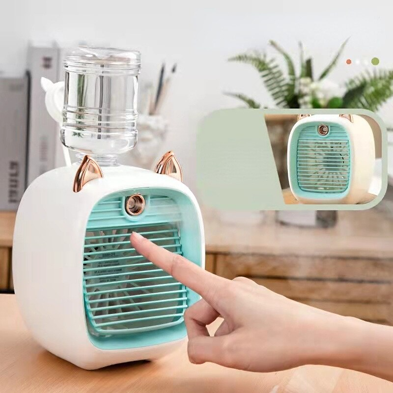 Sikunuo | Portable Air Cooling Fan Mini Humidifier