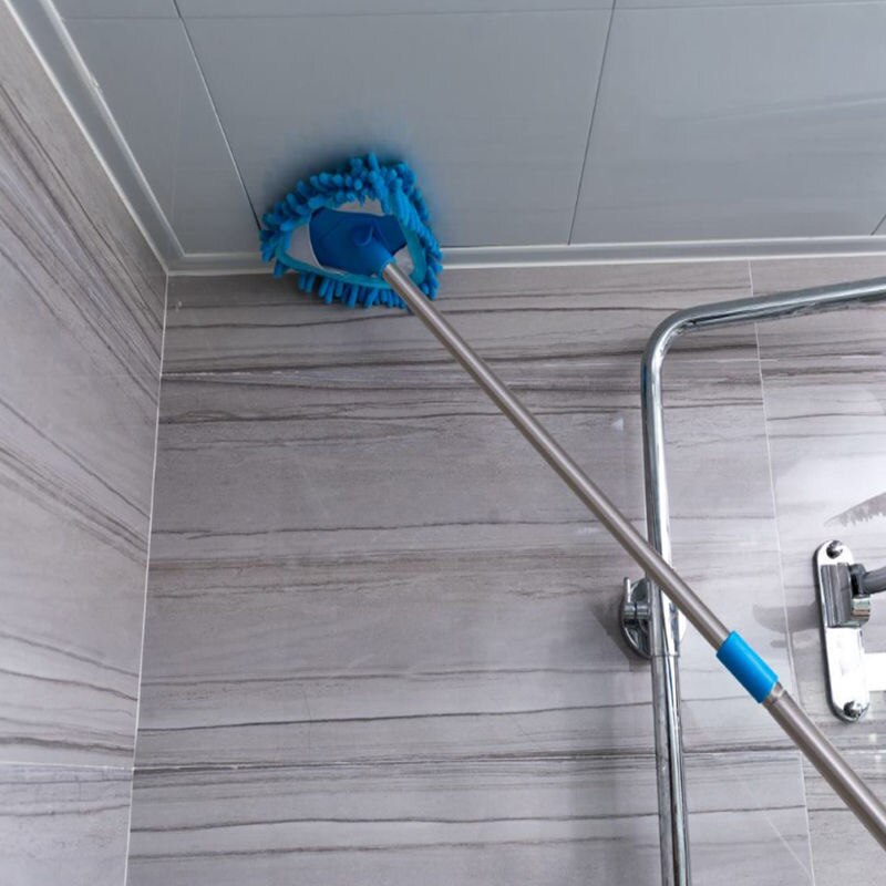 Sikunuo | Rotatable Telescopic Stainless Steel Cleaning Mop