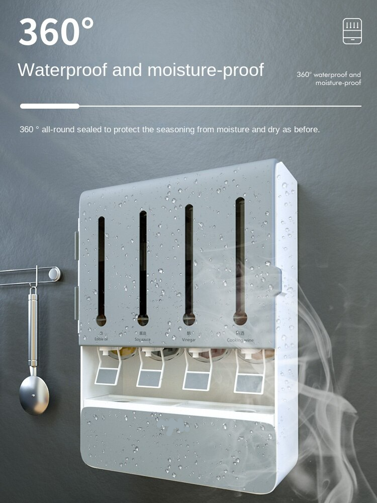 Sikunuo | Multifunctional Seasoning Oil Dispenser Box