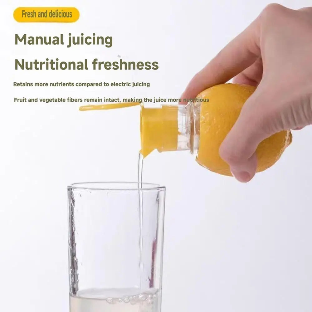 Sikunuo | 2-piece lemon squeezer set with screw attachment – Fresh juice everywhere & anytime!