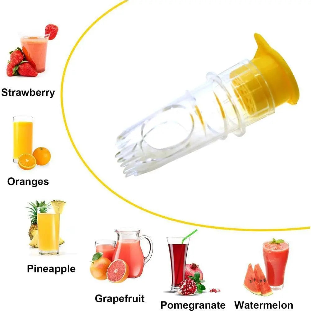 Sikunuo | 2-piece lemon squeezer set with screw attachment – Fresh juice everywhere & anytime!
