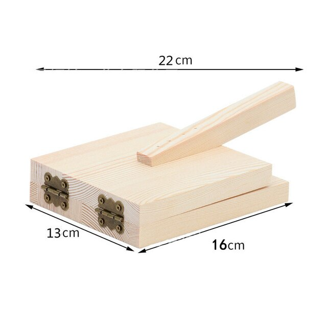 Sikunuo | Wooden Mini Dough Pressing Tool Presser